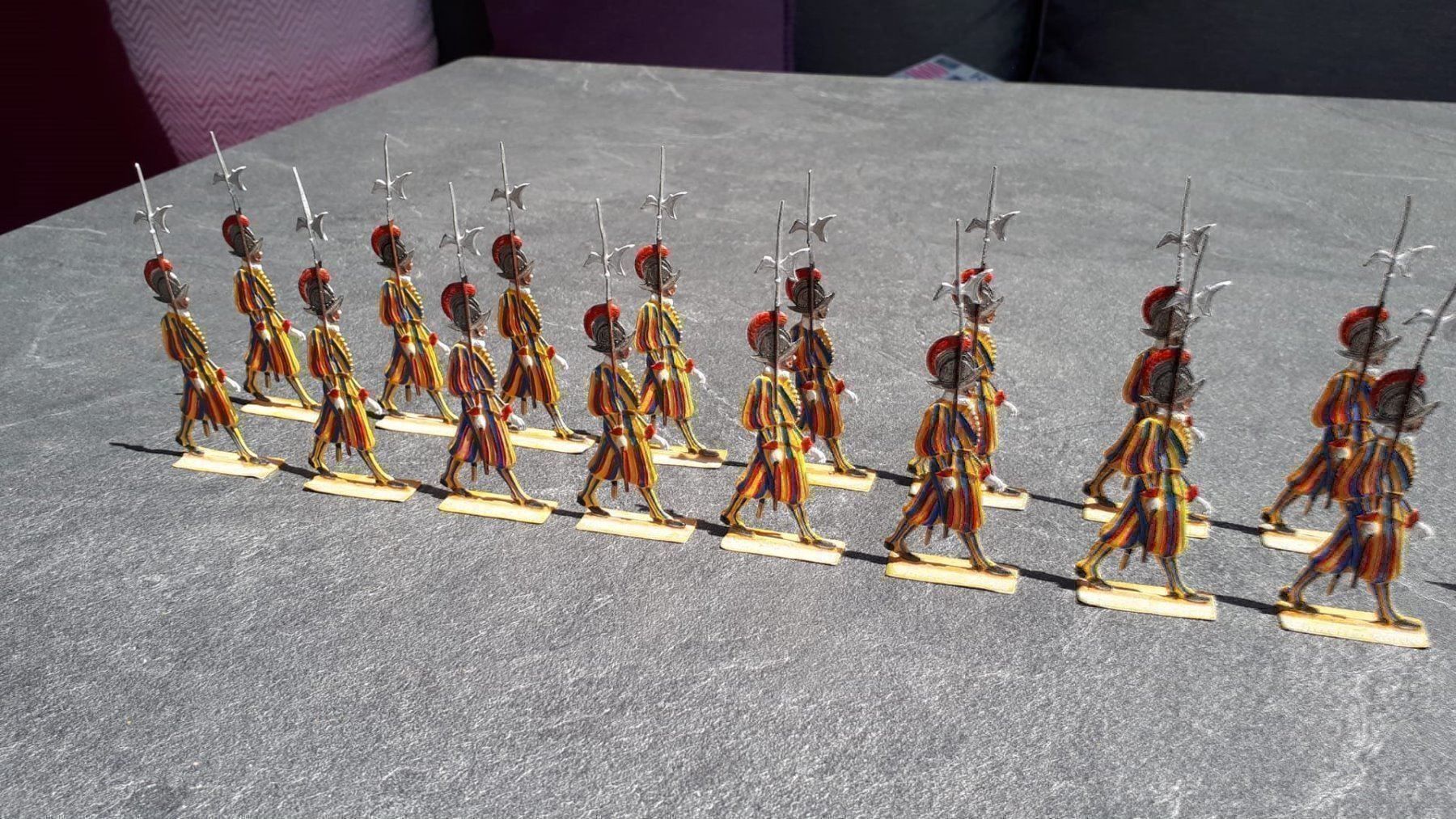Statuette: Zinnfiguren Schweizergarde – Usato da Allschwil venduto da mematho 3