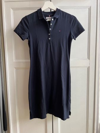Tommy Hilfiger Kleid Polo Style, dunkelblau, Gr. XS