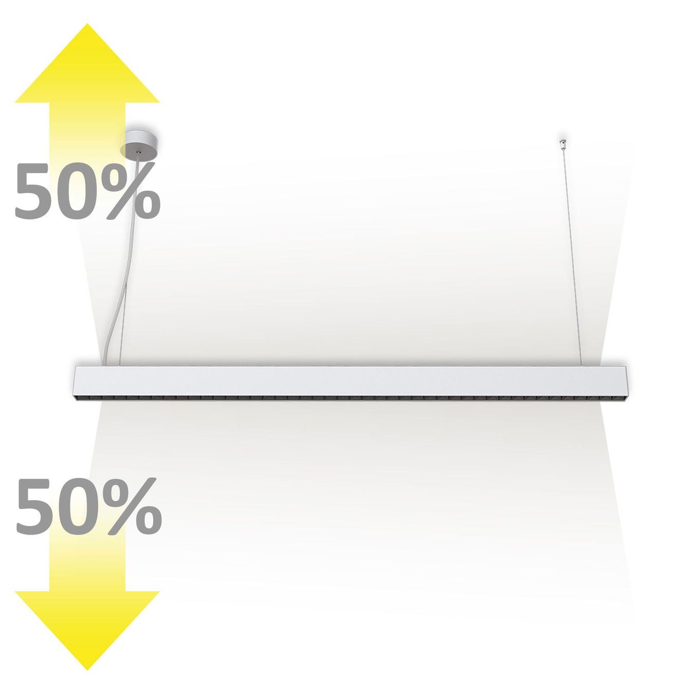 Lampadari & plafoniere: LED Pendelleuchte, Silber, 118 cm Länge – Nuovo (secondo la descrizione) da Kreuzlingen venduto da Smart-Light 1