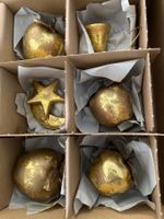 Glocke,Stern,Mond & Apfel *Weihnachtsaufhänger