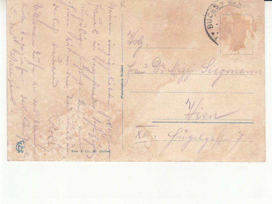 Ansichtskarten: Buchs ca. 1925 – Gebraucht aus Bürglen TG von StampGraf 1
