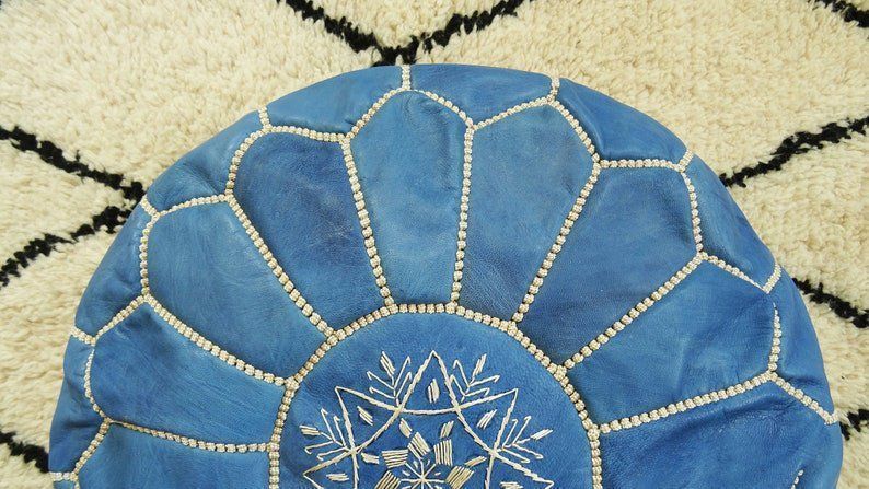 Divani: Pouf  Marocain en Cuir de Marrakech – Nuovo (secondo la descrizione) da cournillens venduto da Haronn 5