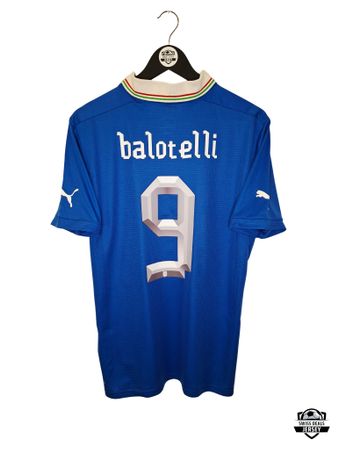 BALOTELLI #9 Original Italy 2012-13 Home Trikot