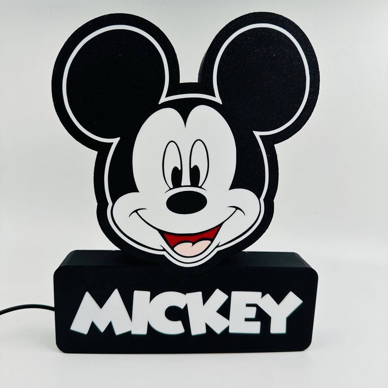 Lampen: Lightbox lumière led Mickey personnalisable – Neu (gemäss Beschreibung) aus Vicques von PAMB3D 1