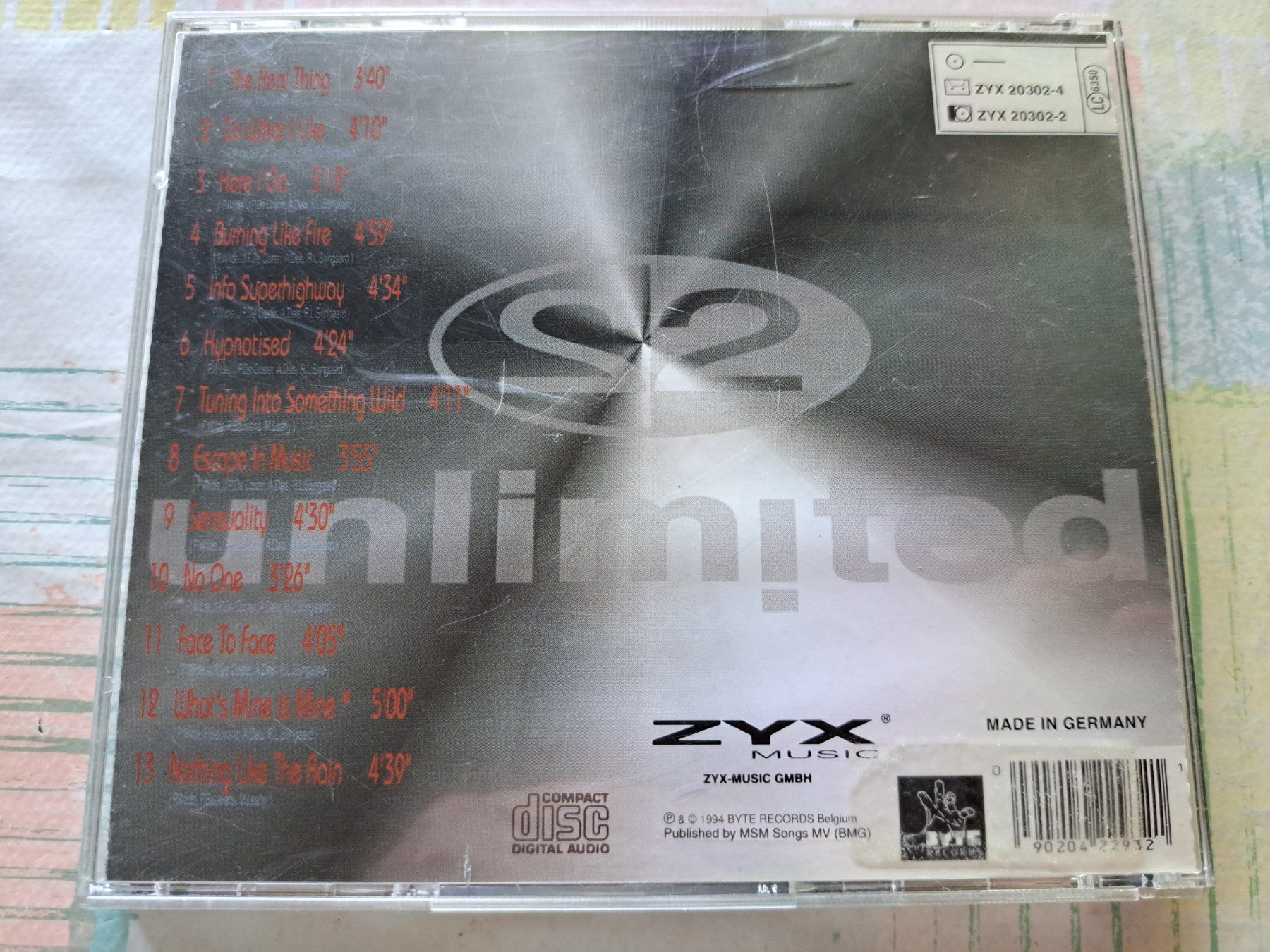 CDs: CD 2 Unlimited - Real Things  – D'occasion à Pully par bro_n52j 1