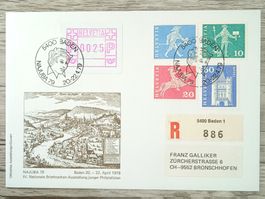 TR96 Enveloppe + Timbre Suisse 1979