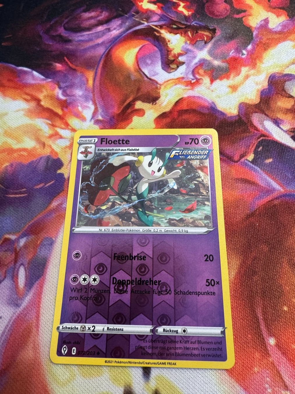 Pokémon Cartes à collectionner: Floette (EVS 072) / Reverse Holo / Drachenwandel – Neuf (Voir description) à Bülach par CherryBlu