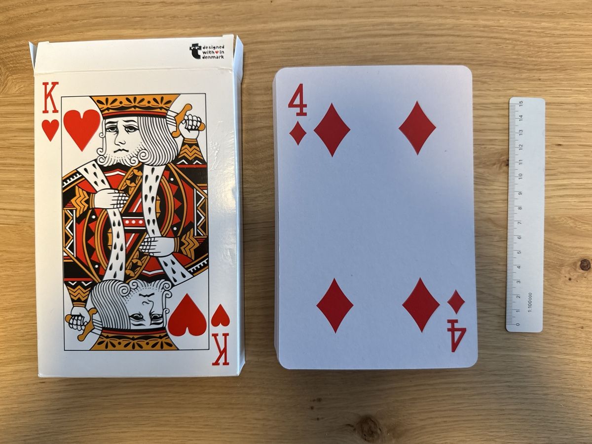 Giochi: Spielkarten extra grosse 4 Diamonds Design Denmark neu – Usato da Arbon venduto da davidkoch90