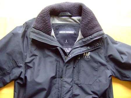 Abercrombie & Fitch Jacke blau Grösse L