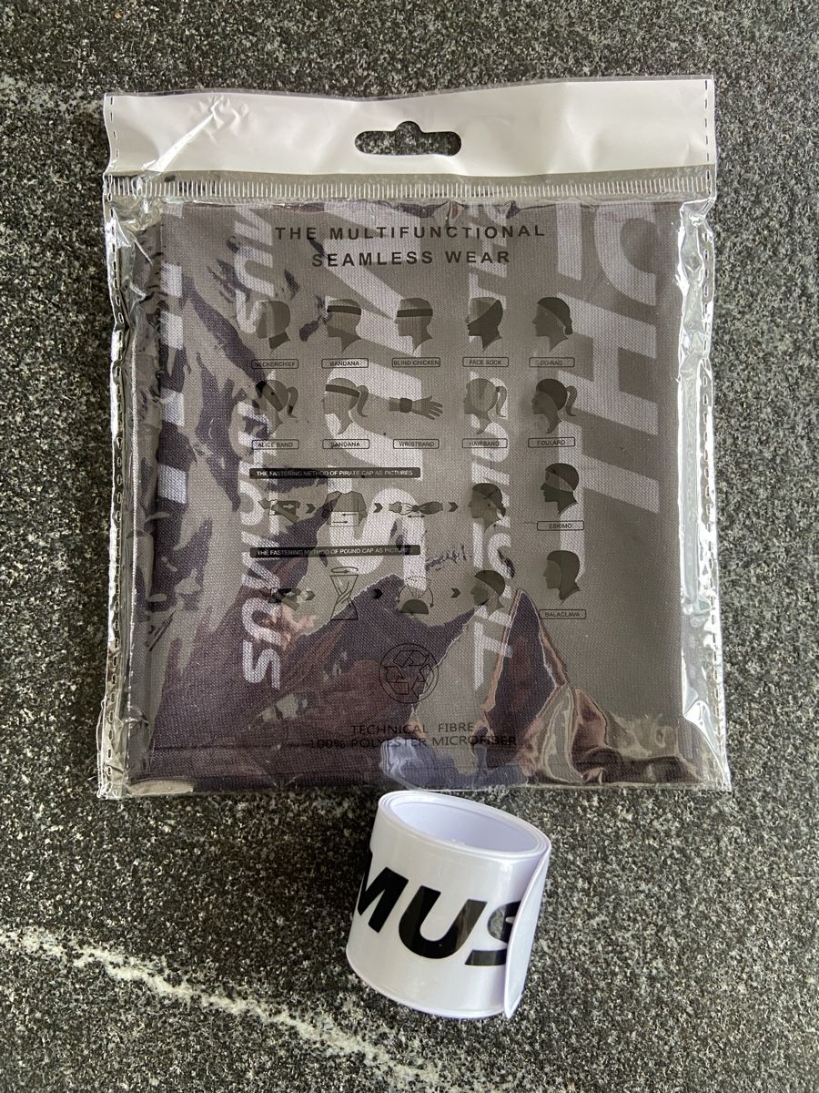 Foulards, Tücher & Schals: ,Thömus‘ Multifunktionstuch und Reflektorband – Neu und originalverpackt aus Schwarzenburg von Aha016 1