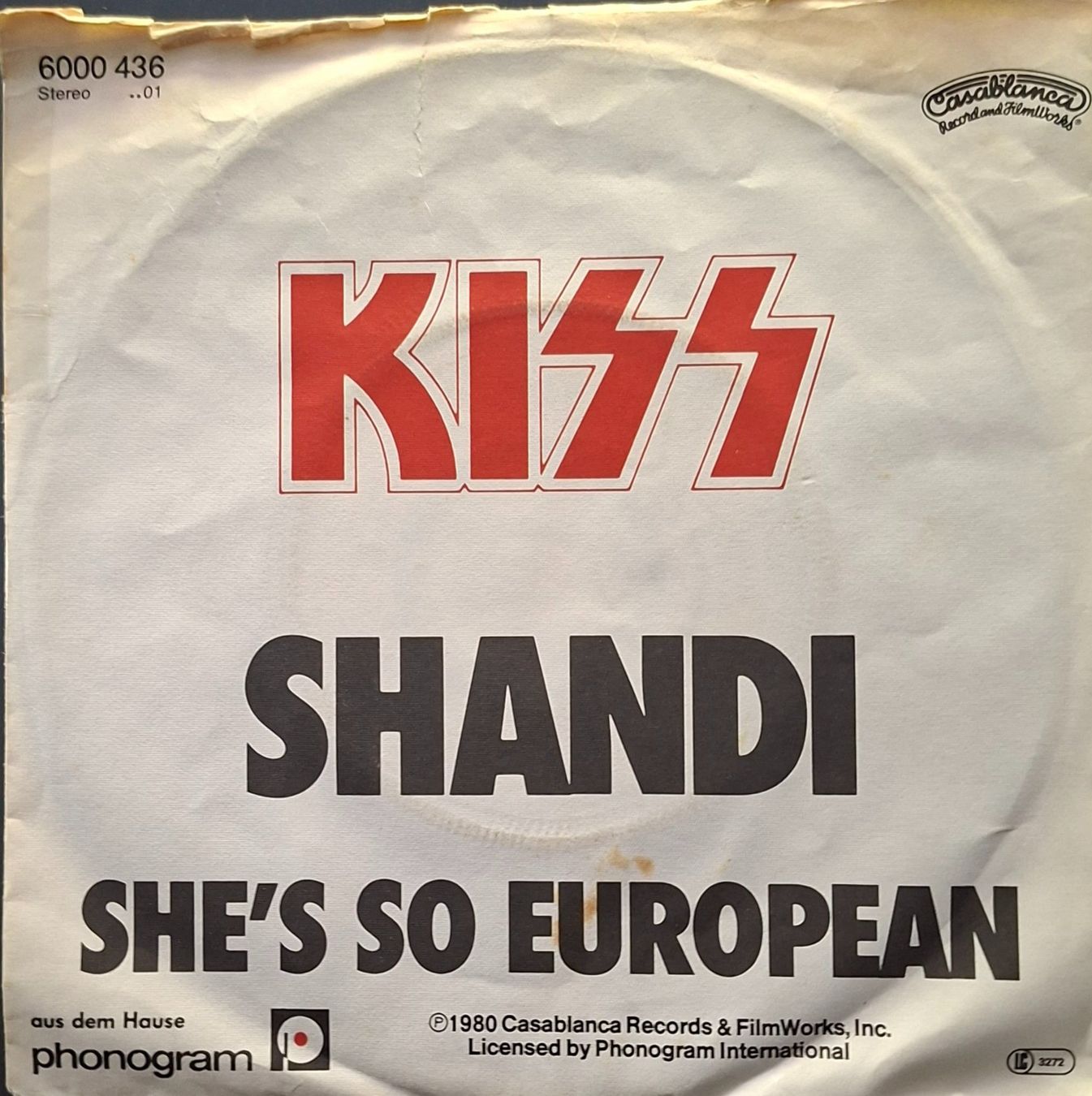 Dischi in vinile: Vinyl-Single Kiss - Shandi – Usato da Langenthal venduto da Modo39