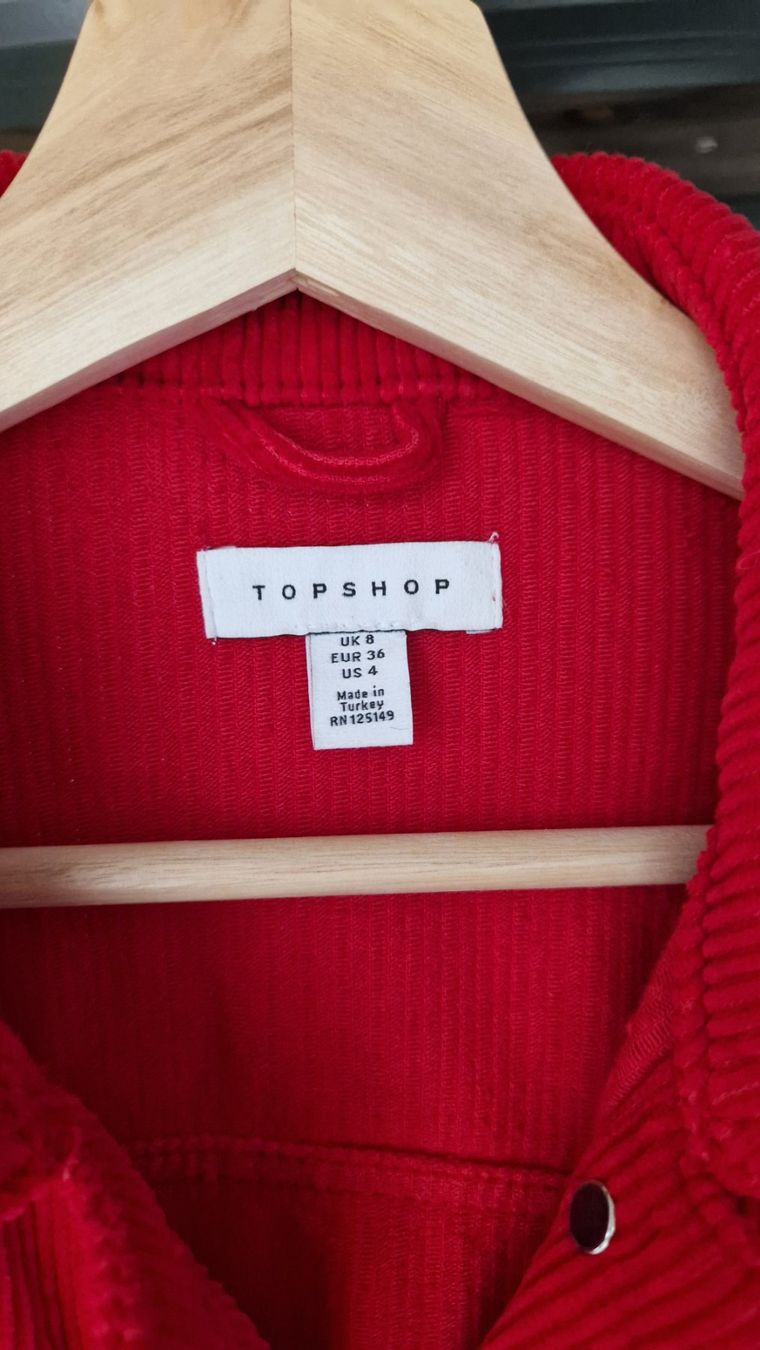 Topshop Giacche: Veste velours côtelé – Nuovo (secondo la descrizione) da Collombey venduto da Preloveditems 1