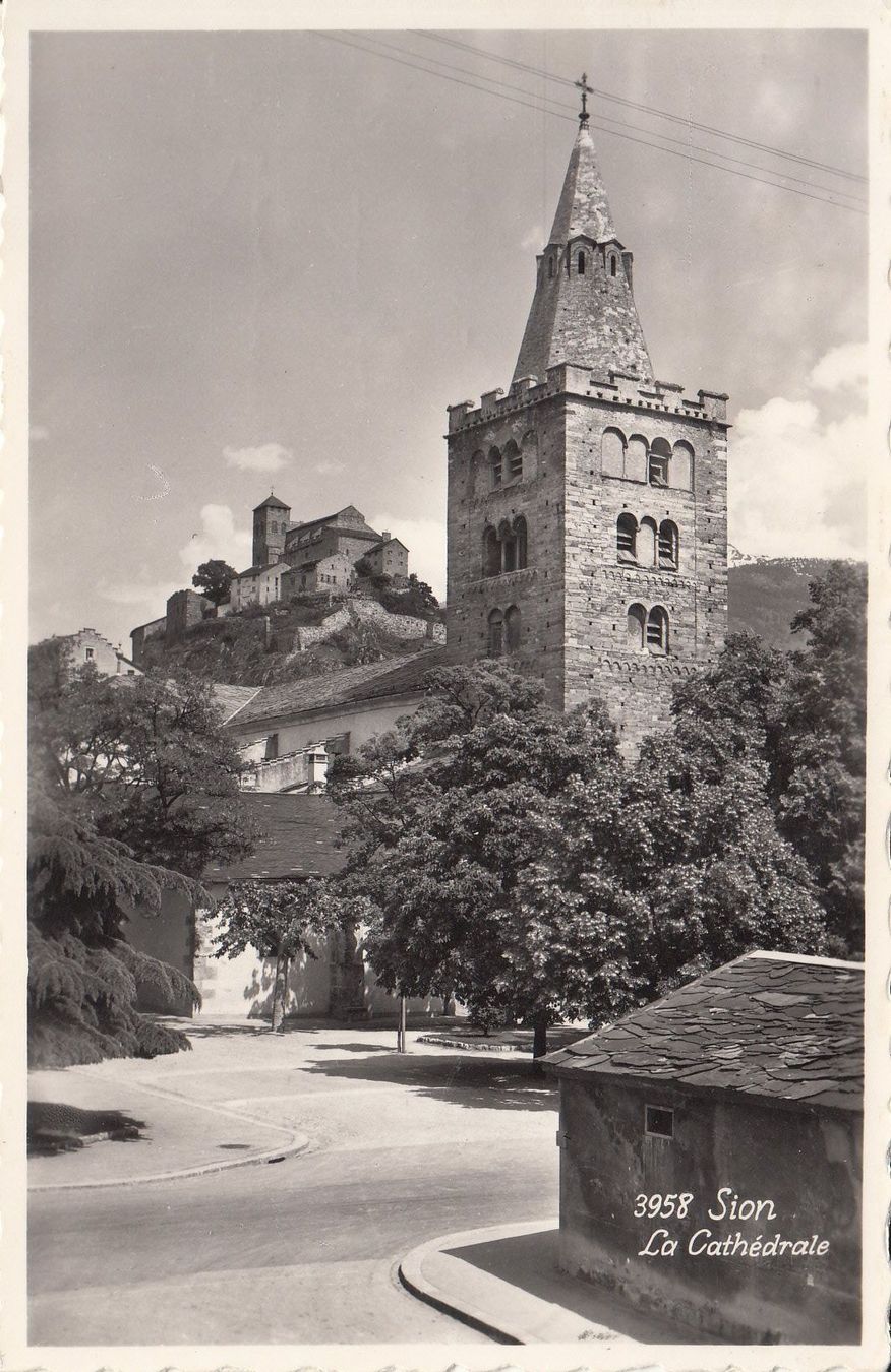 Cartoline postali: Sion 1958 – Usato da Bürglen TG venduto da StampGraf