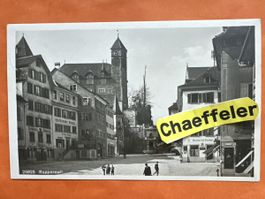 Alte Ansichtskarte Rapperswil SG, Rarität