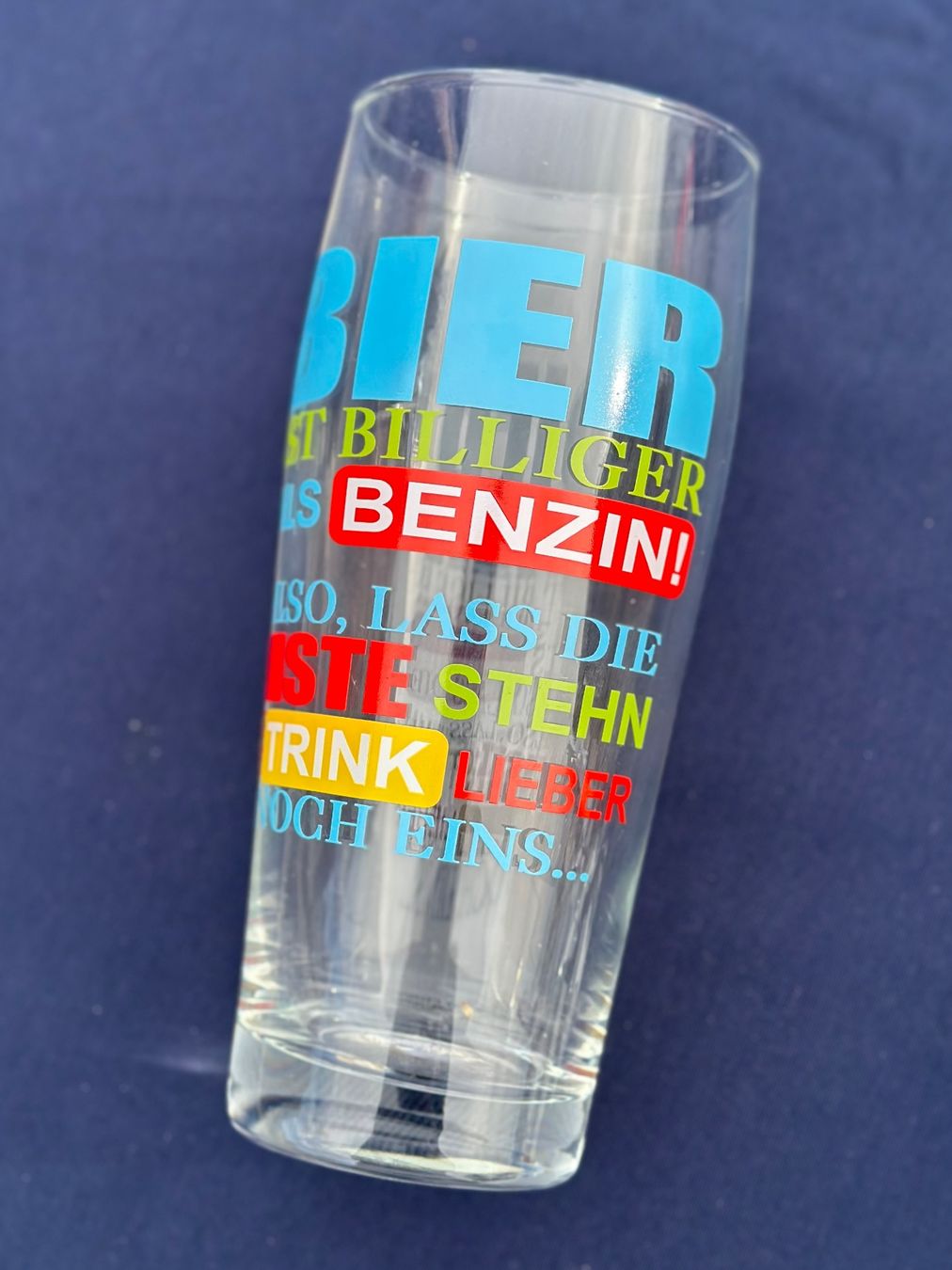 Gläser: SHEEPWORLD Bierglas Spruch Bier Benzin 0,65 l – Neu (gemäss Beschreibung) aus Rickenbach b. Wil von sunneschii_ 3