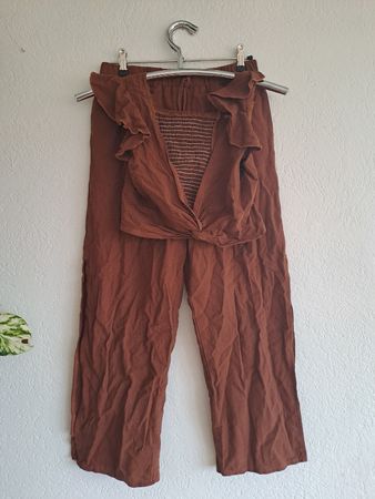 Schönes Sommer Set: Top + Hose aus 100% BW