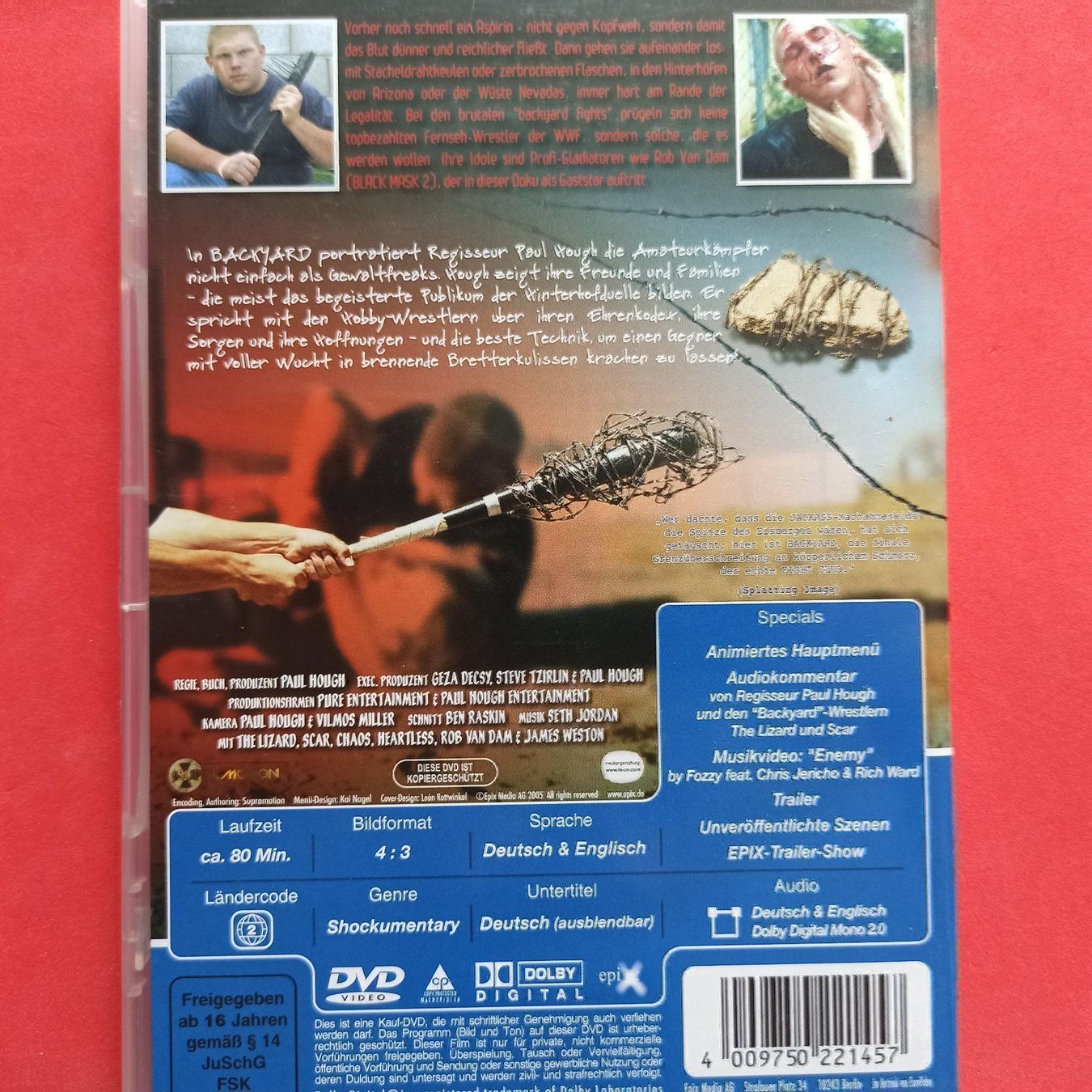 Tutti i DVDs: Backyard - Im Hinterhof der Hölle – Usato da Dübendorf venduto da kb86_MOVIE 1