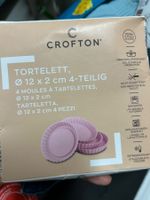 Crofton Tartelett-Förmli, Ø 12 cm, 4-teilig, Neuwertig