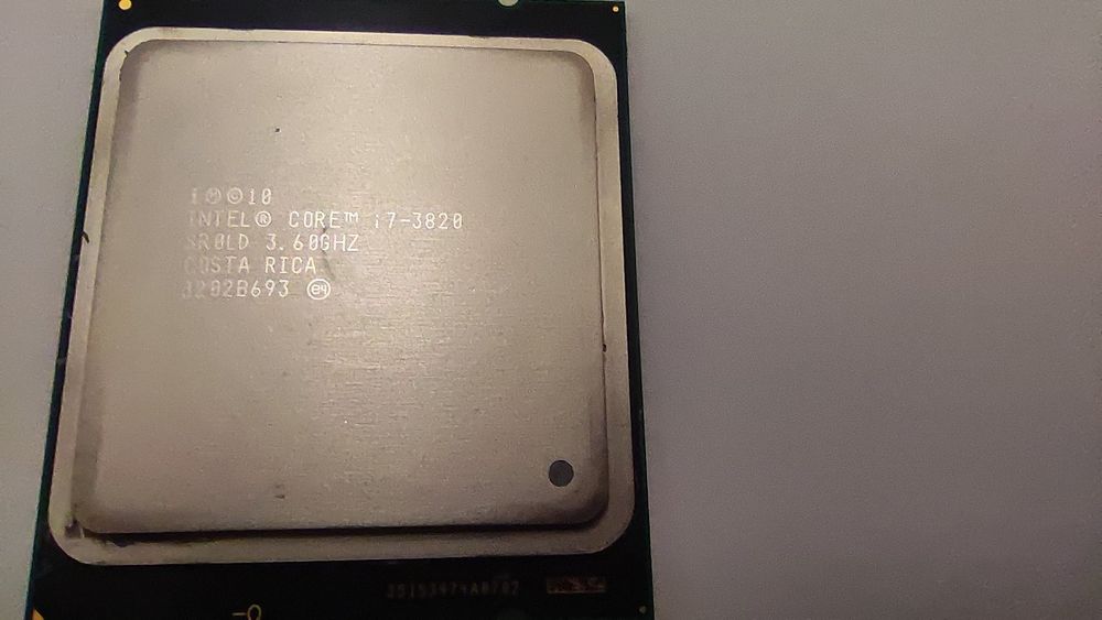 Processore Intel Core I7-3820 Usato – 4x3,60 GHz LGA 2011 (Cache 10MB) – Made In Germany