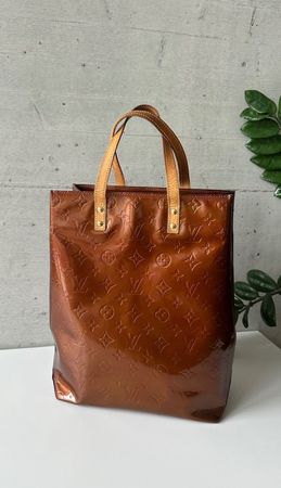 Original LOUIS VUITTON Vernis Handtasche Brown