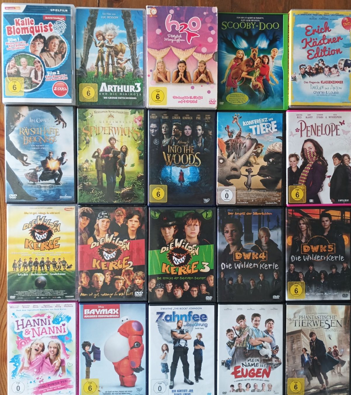 Alle DVDs: DVD, 20 Kinderfilme  – Gebraucht aus Merenschwand von Stoccoli