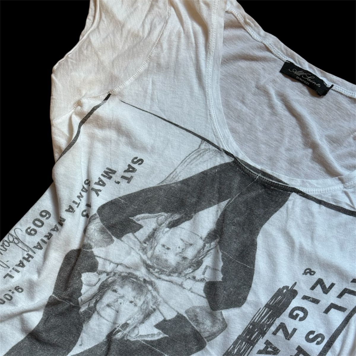 Allsaints T-shirt: AllSaints vintage avantgarde tshirt archive – Usato da Meilen venduto da angelyxss 2