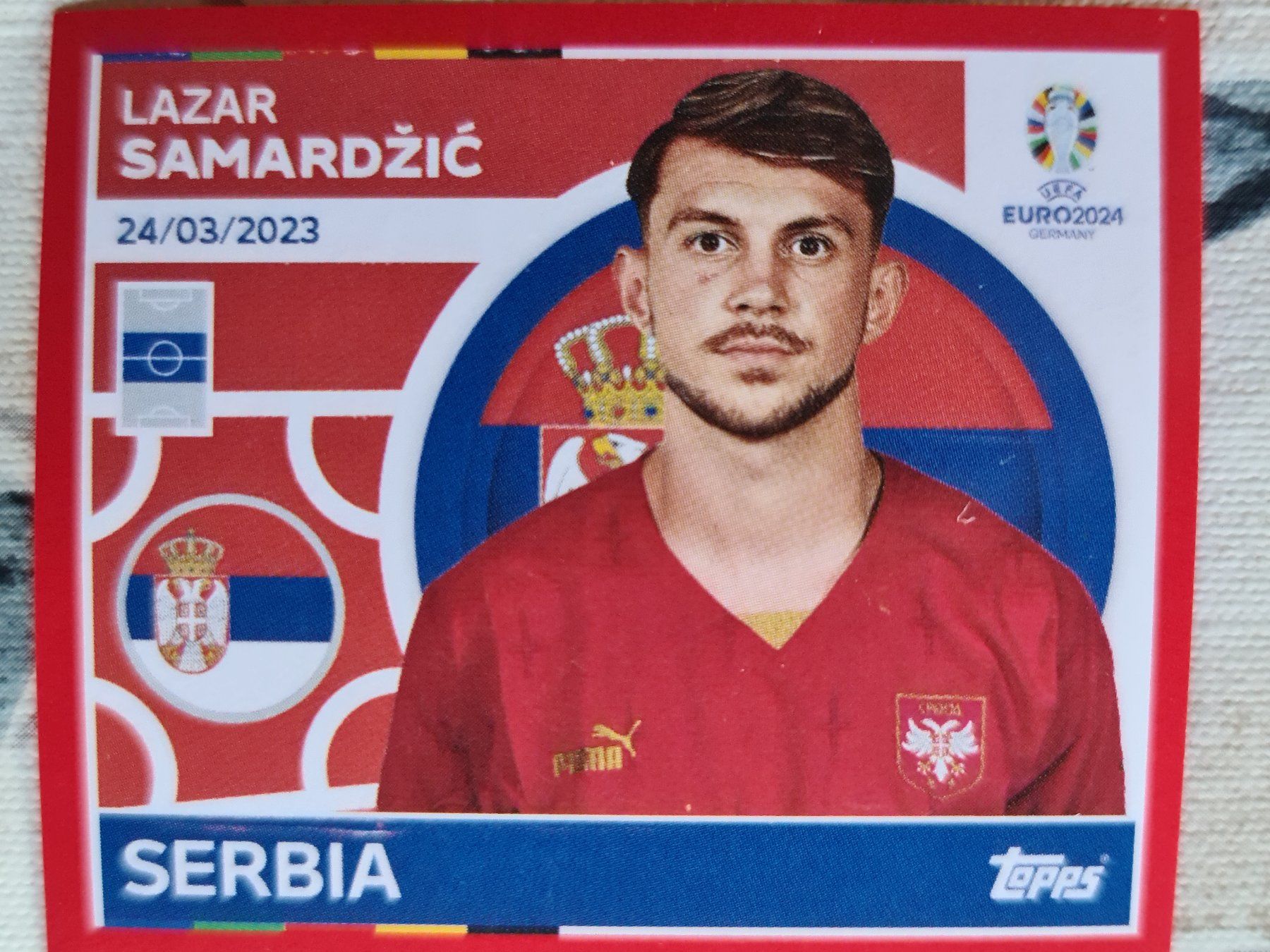 Topps Carte collezionabili: Topps EURO2024 SRB 12 – Nuovo e nell'imballaggio originale da Dintikon venduto da Prime-shop