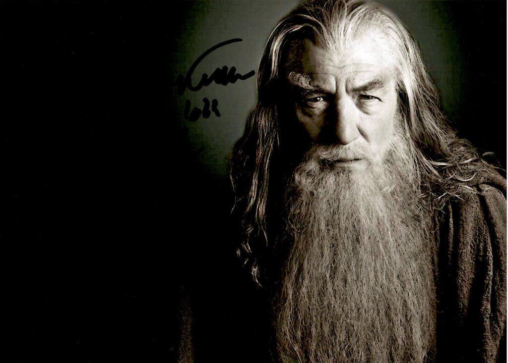 Autografi: Sir Ian McKELLEN Herr der Ringe / TOP AUTOGRAMM – Usato da Egg b. Zürich venduto da Dbunny