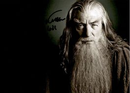 Sir Ian McKELLEN Herr der Ringe / TOP AUTOGRAMM