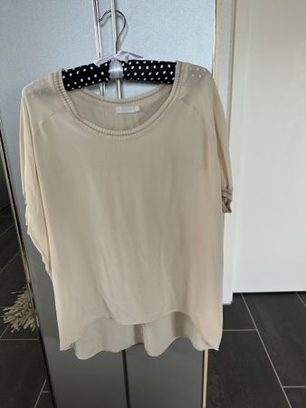 Seidenshirt in lachs von Gaspar David, Gr. L