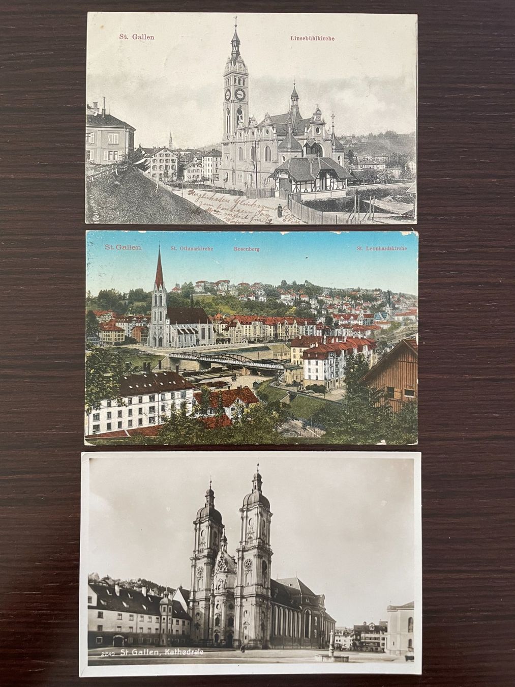 Cartes postales: ST. GALLEN und seine Kirchen, 11 Ansichtskarten – D'occasion à Wald ZH par TLILEF 5