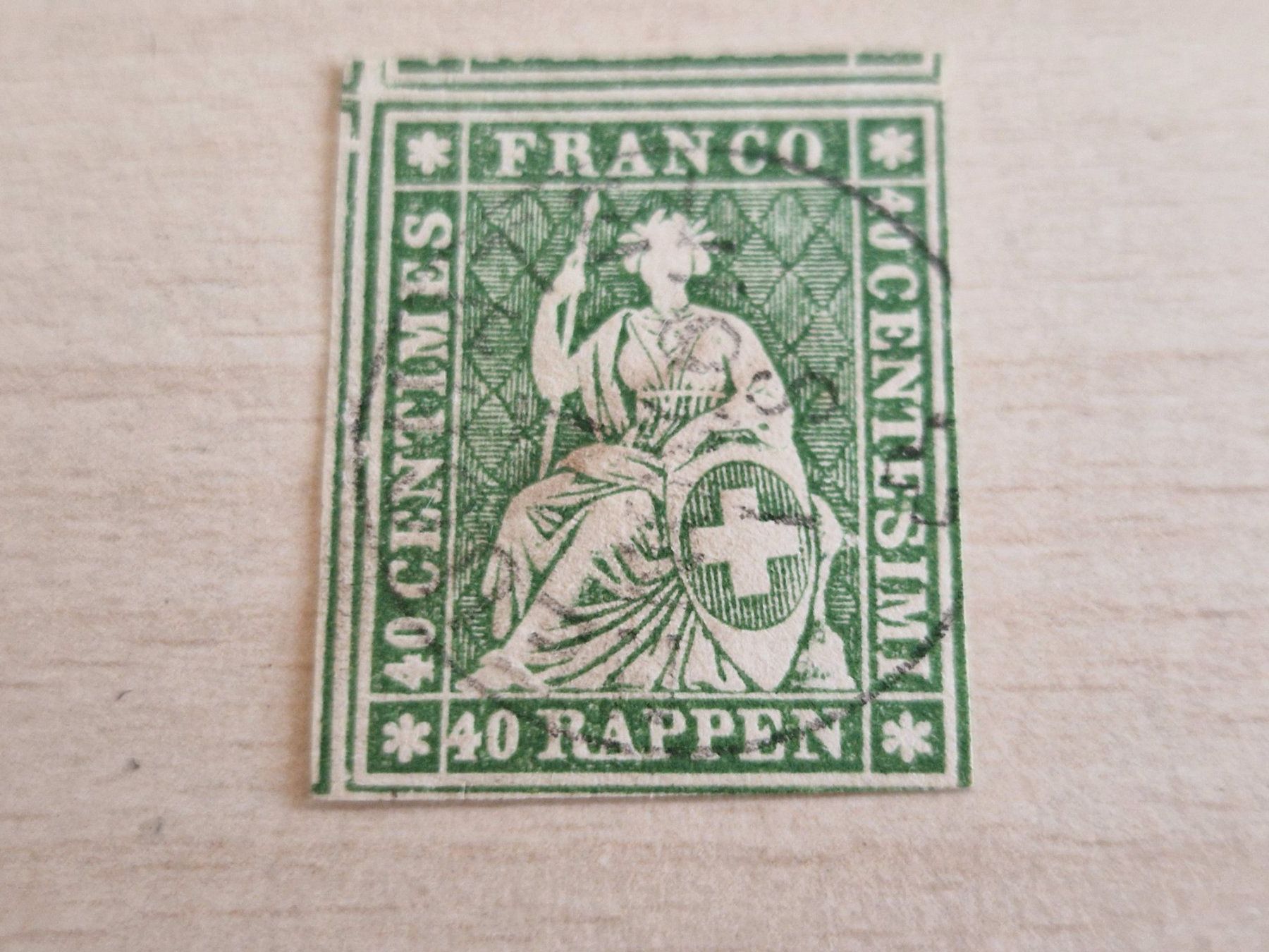 Tutti i francobolli: Strubel 26G, signiert, ab 1.- – Usato da Burgdorf venduto da Glossy01 1