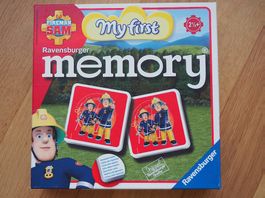 Memory-Spiel Fireman Sam für Alter 2 1/2+, mit 24 Kärtchen