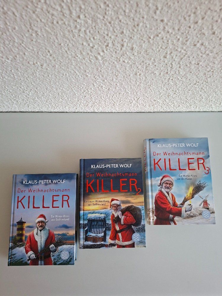 Libri: Klaus-Peter Wolf - 3 Weihnachtsmann-Killer, feste Einbände – Usato da Oberentfelden venduto da Affra01