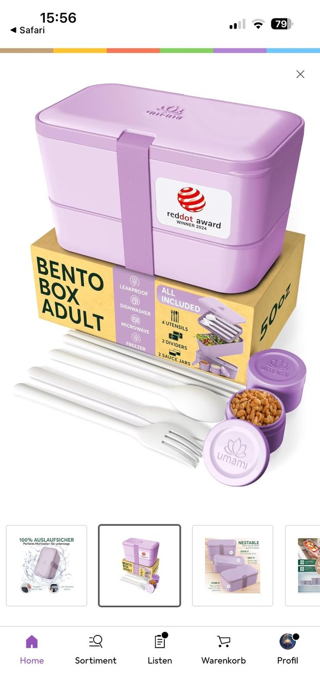 Recipients et similaires: Bento Lunchbox – Neuf avec emballage d'origine à Thun par Luckystar3 1