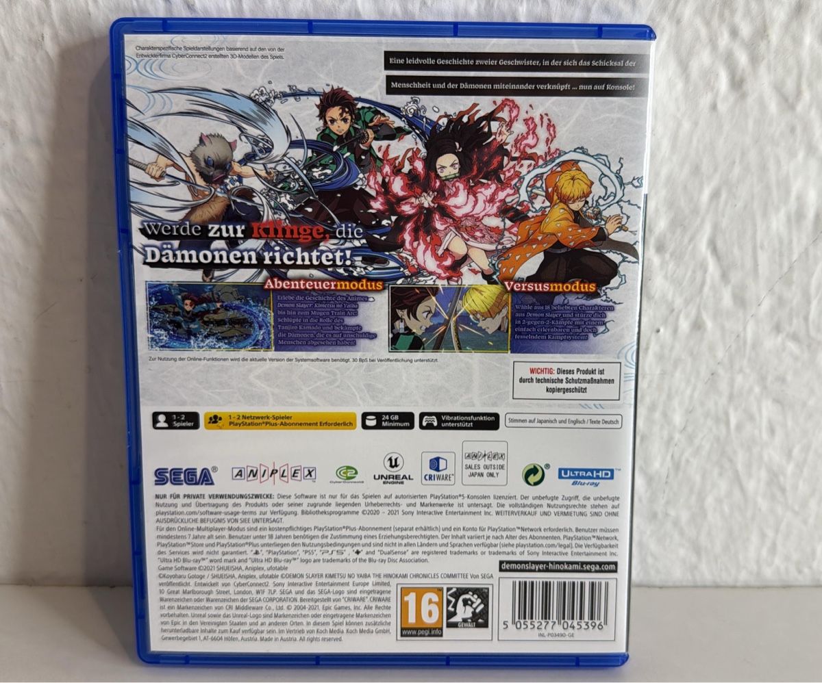 Sony Giochi: Demon Slayer: The Hinokami Chronicles - PS5 Game – Usato da Ehrendingen venduto da bubulence 1