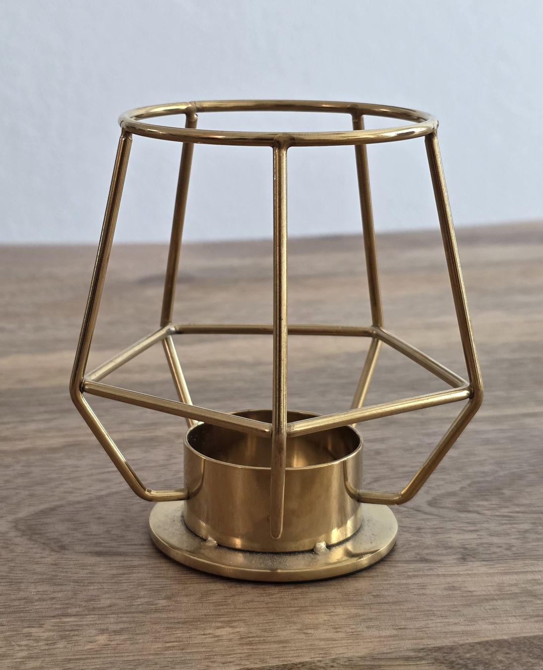 Ikea Kerzenständer: Teelichthalter Geometrisch Goldfarben  – Gebraucht aus Rheinsulz von Gilea 2
