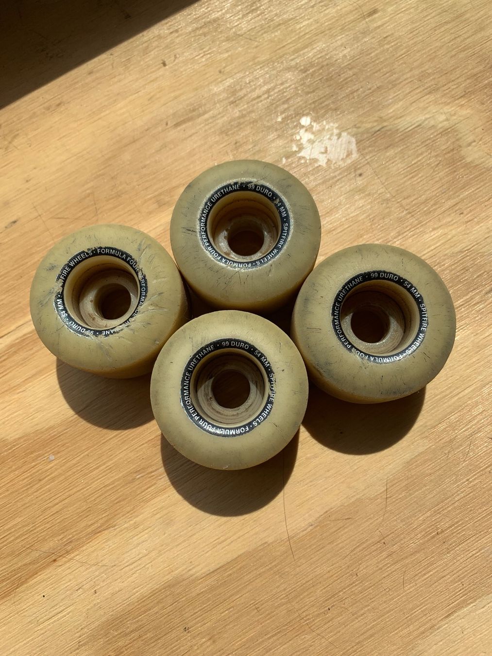 Skateboards: Spitfire 54mm 99 Duro Wheels – Gebraucht aus Zürich von MerlinLev