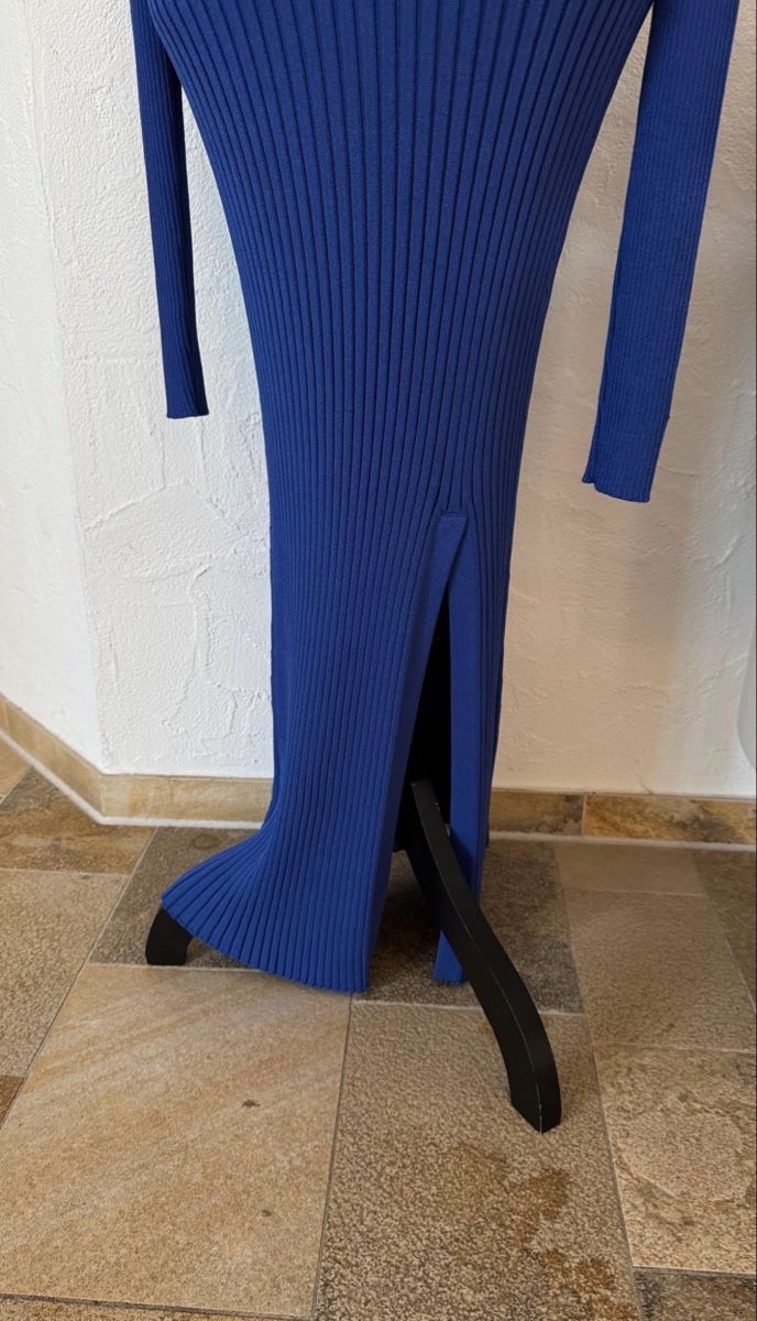 Vestiti: Rippstrick Kleid blau Grösse M neuwertig – Nuovo (secondo la descrizione) da Altendorf venduto da Ro 2