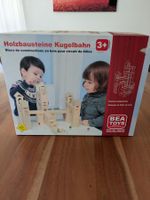 BEA Toys Holzkugelbahn - Murmelbahn mit Bausteinen