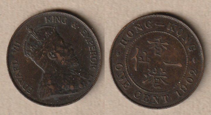 Tutti le monete: Hongkong, 1 Cent 1902 – Usato da Allschwil venduto da Coinfreak