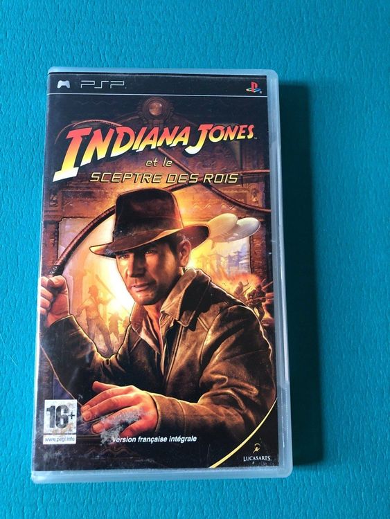 Jeu PSP Indiana Jones Et Le Spectre Des Rois - Bon état (boîtier + Instructions)
