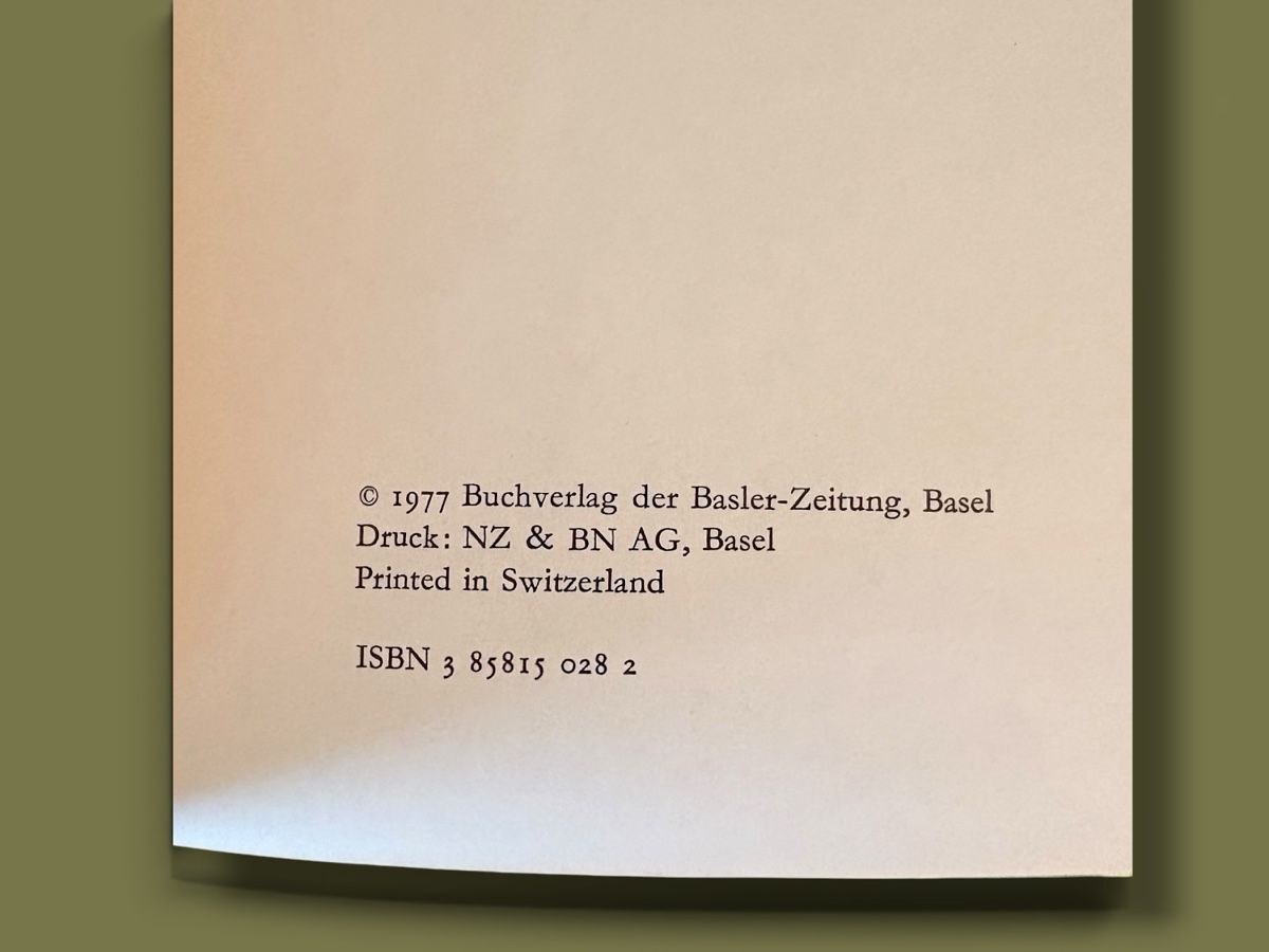 Libri: Basler Bilder Niklaus Stoecklin Kunstbuch 1977 Basel – Usato da Zwingen venduto da imh_bl67 4