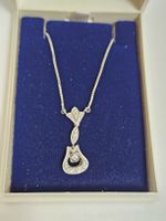 Halskette mit Anhänger Weissgold 750 Diamanten 5.6 Gramm