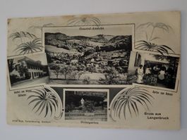 Ansichtskarte Gruss aus Langenbruck 1908 gelaufen Box1