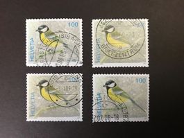 2007, Dauermarken „Einheimische Vögel“ - Abarten