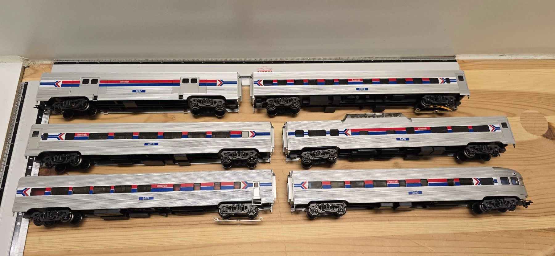 Märklin Modellini di ferrovie: Märklin 43600 Streamliner Zug Amtrak – Nuovo (secondo la descrizione) da Büsserach venduto da ModellbahnDepot 2