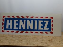 HENNIEZ Werbeschild Vintage Retro Deko Bar