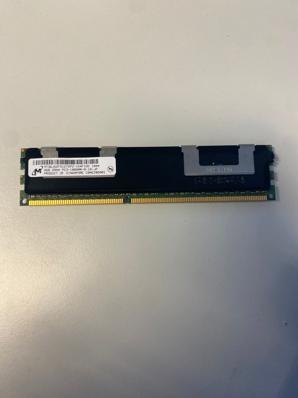 Memoria / RAM: RAM 4GB DDR3 PC3-10600R – Usato da Zizers venduto da Digitag0
