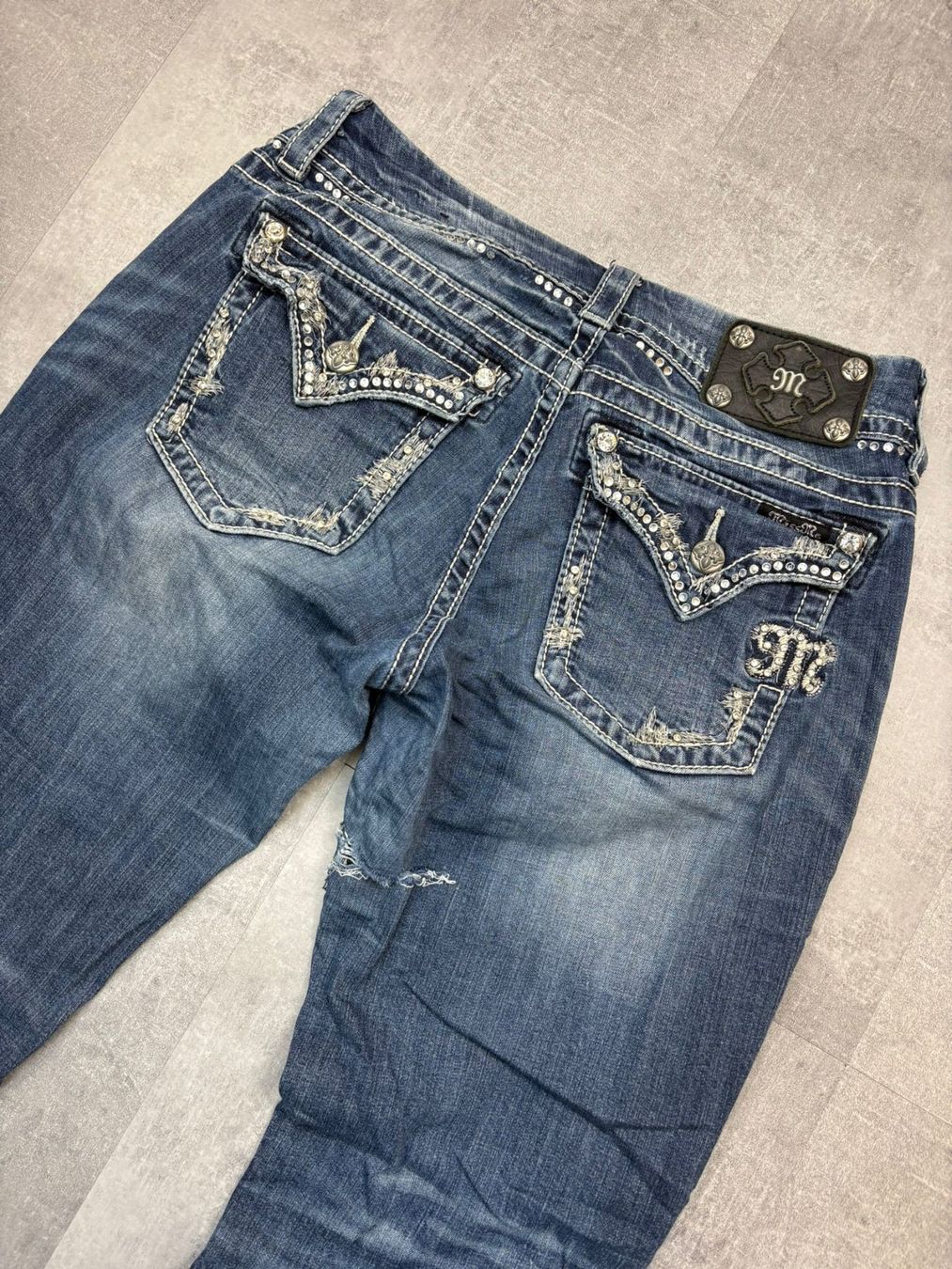 Jeans: Miss Me Bootcut Flared Jeans - Grösse L/29 – Usato da Werdenberg venduto da hase.vintage 2